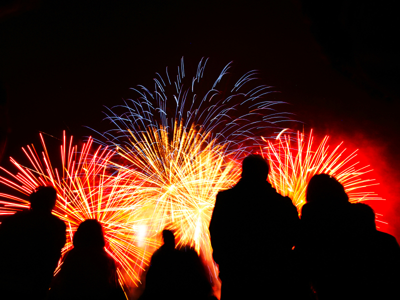 Pays basque, Grande Semaine, Vacances, Feux d'Artifice
