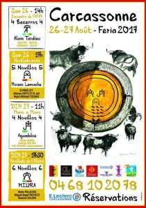 affiche fêtes Carcassonne 2017 été